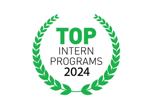 Award badge Top Interns Programs 2024