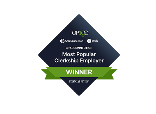 MinterEllison Top 100 Winner Most employer 2024